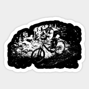 mtb downhill Sticker